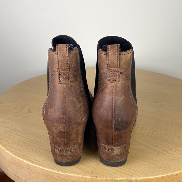 Sorel Joan of Arctic Lea Wedge Ankle Boot Womens 8.5 Snow Winter Outdoors Bootie - Picture 5 of 8